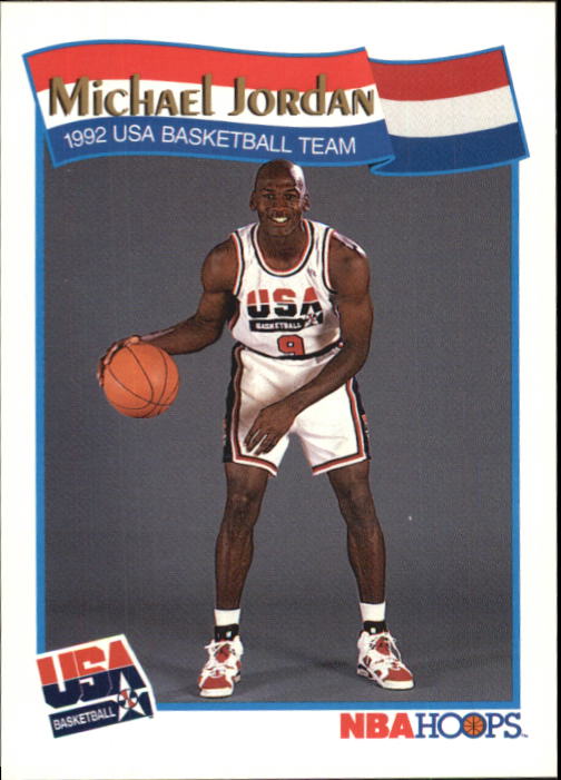 1991-92 Hoops McDonald's #55 Michael Jordan USA