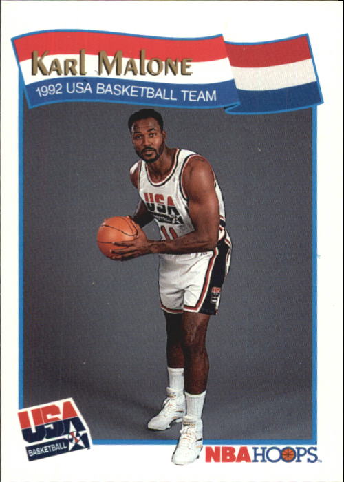 1991-92 Hoops McDonald's #56 Karl Malone USA