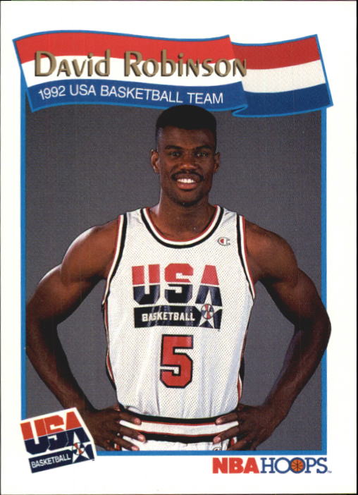 1991-92 Hoops McDonald's #59 David Robinson USA