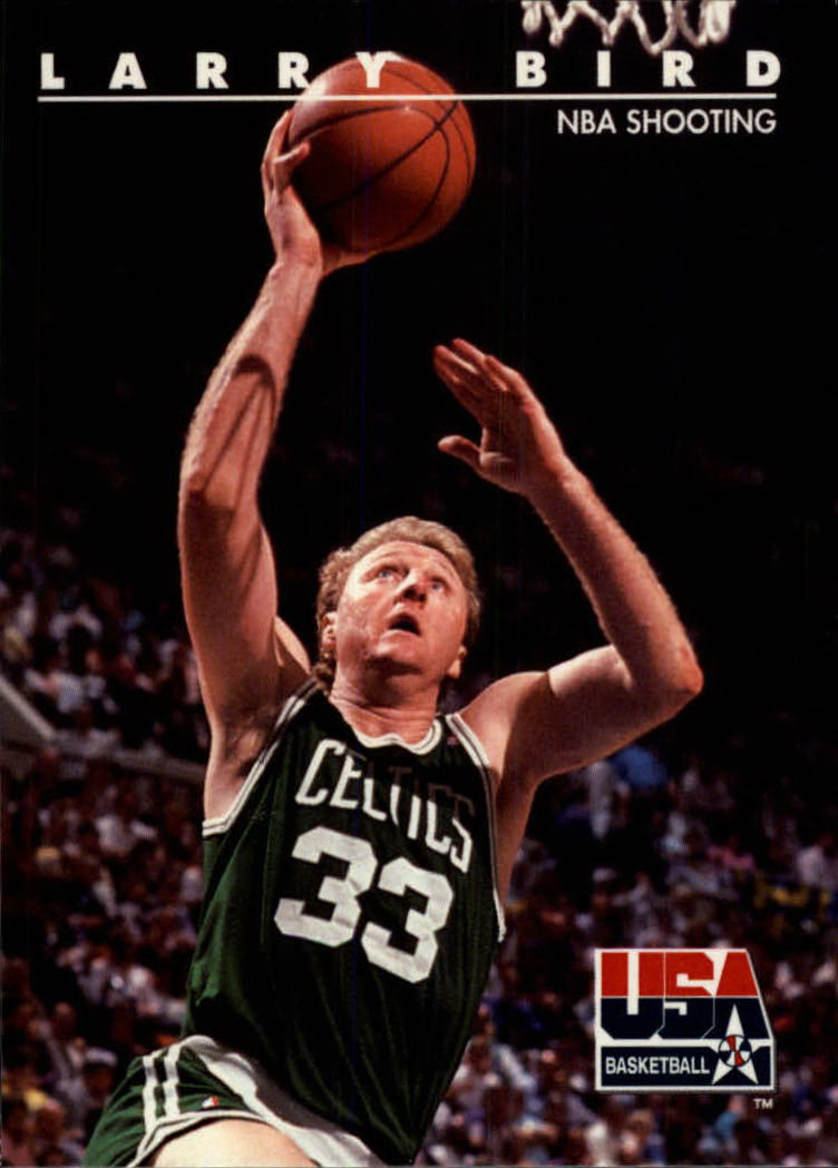 1992 SkyBox USA #17 Larry Bird/NBA Shooting