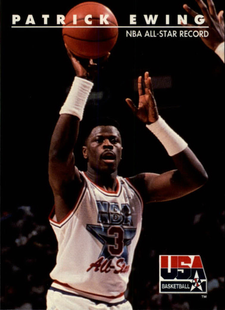 1992 SkyBox USA #25 Patrick Ewing/NBA All-Star Record