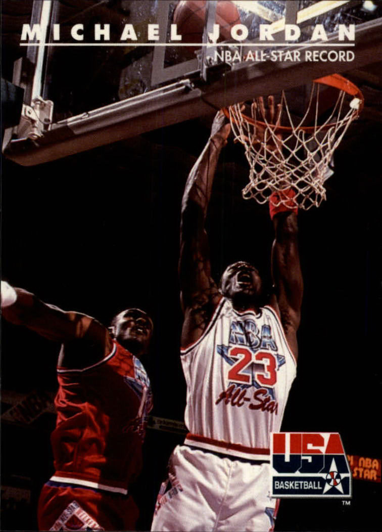 1992 SkyBox USA #43 Michael Jordan/NBA All-Star Record