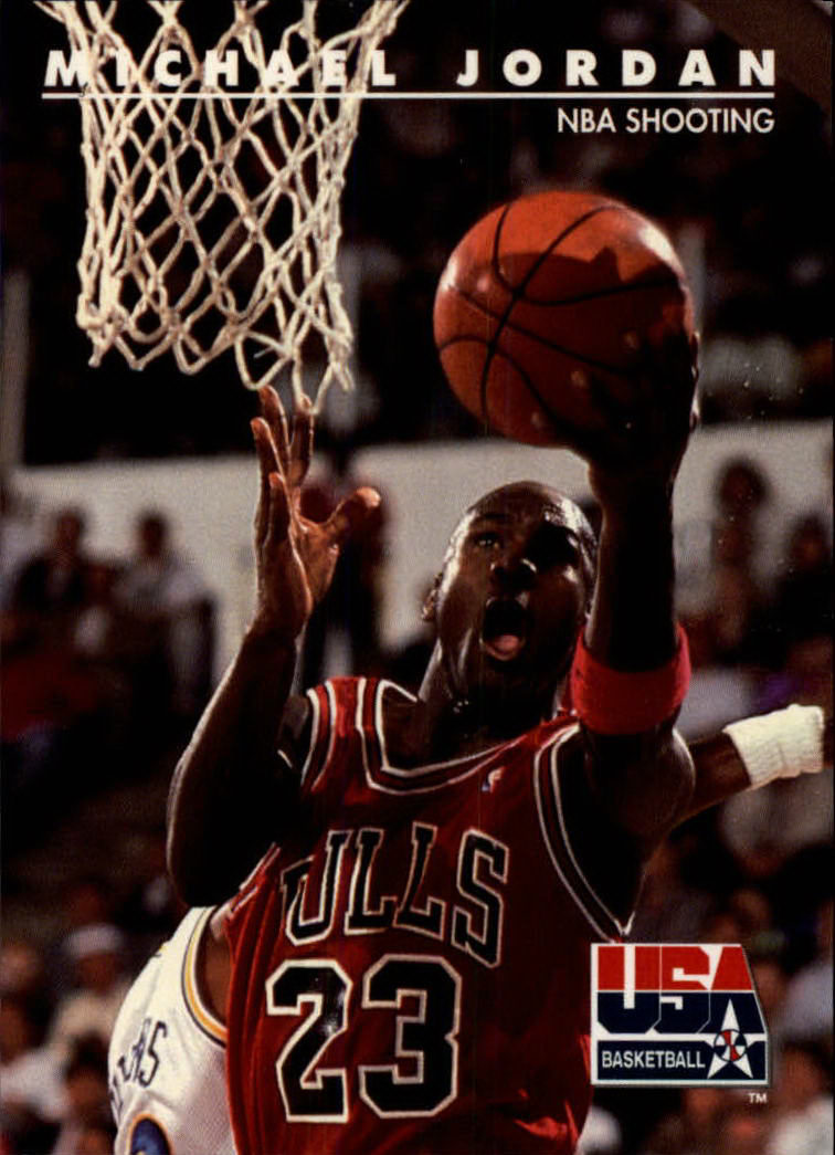 1992 SkyBox USA #44 Michael Jordan/NBA Shooting