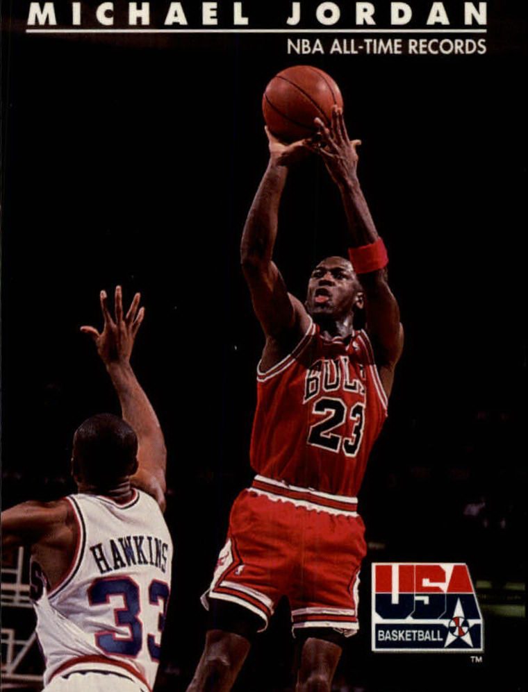 1992 SkyBox USA #45 Michael Jordan/NBA All-Time Records