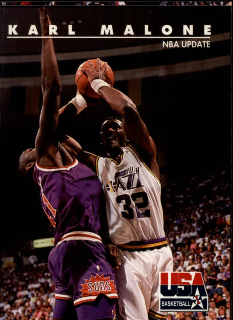 1992 SkyBox USA #46 Karl Malone/NBA Update