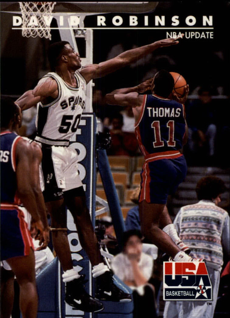 1992 SkyBox USA #73 David Robinson/NBA Update