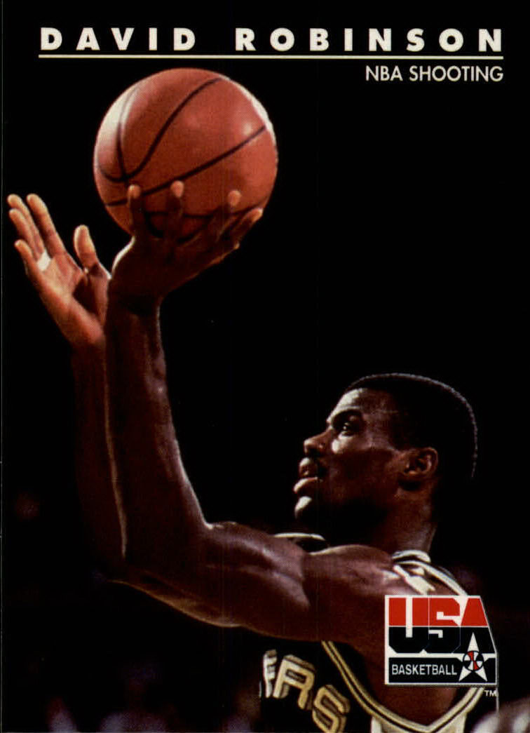 1992 SkyBox USA #80 David Robinson/NBA Shooting