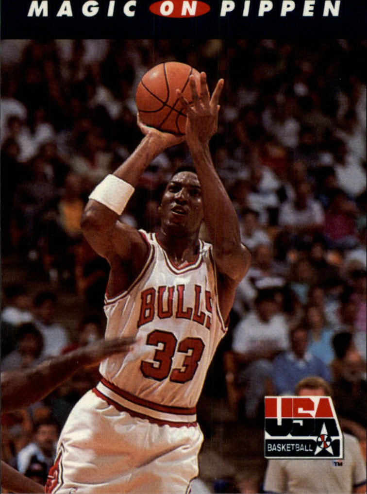 1992 SkyBox USA #108 Magic on Pippen