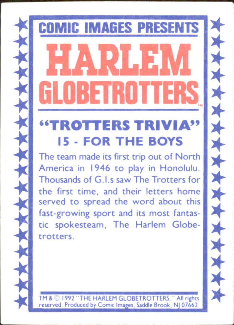 A4051- 1992 Globetrotters Basketball Card #s 1-90 -You Pick- 15+ FREE US SHIP - Bild 31 von 181
