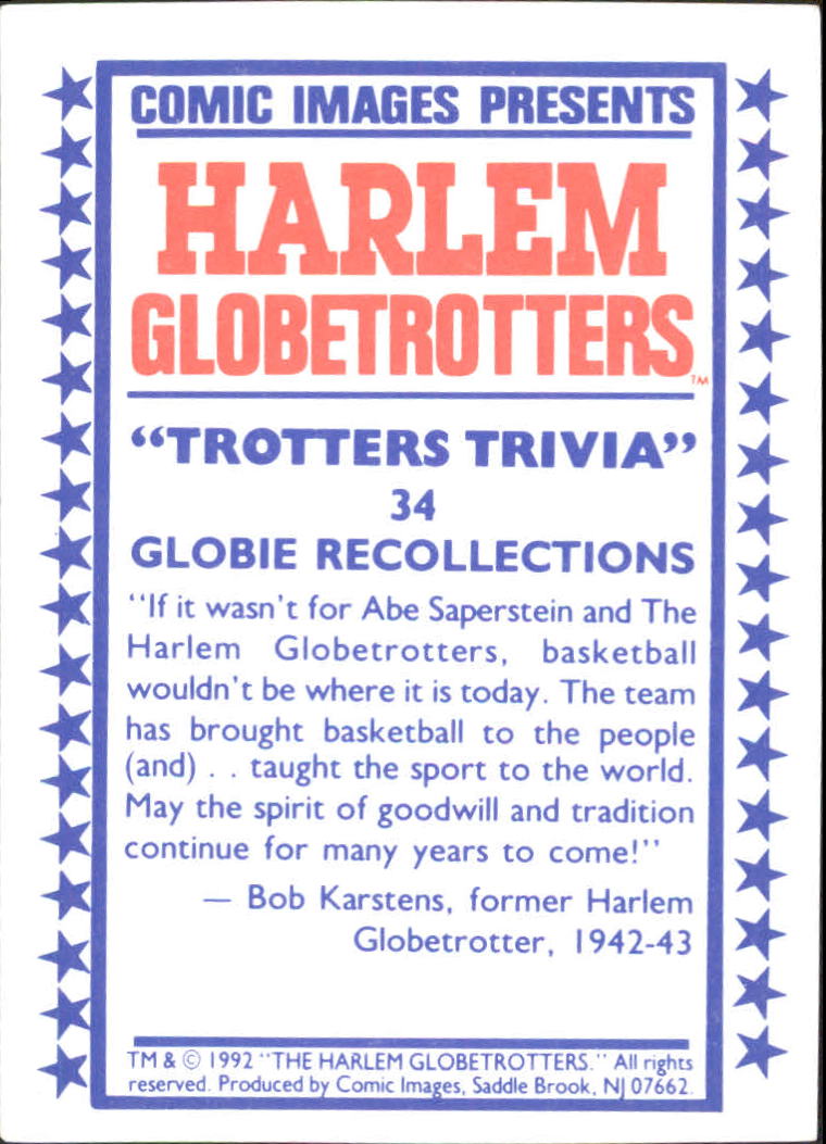 A4051- 1992 Globetrotters Basketball Card #s 1-90 -You Pick- 15+ FREE US SHIP - Bild 69 von 181