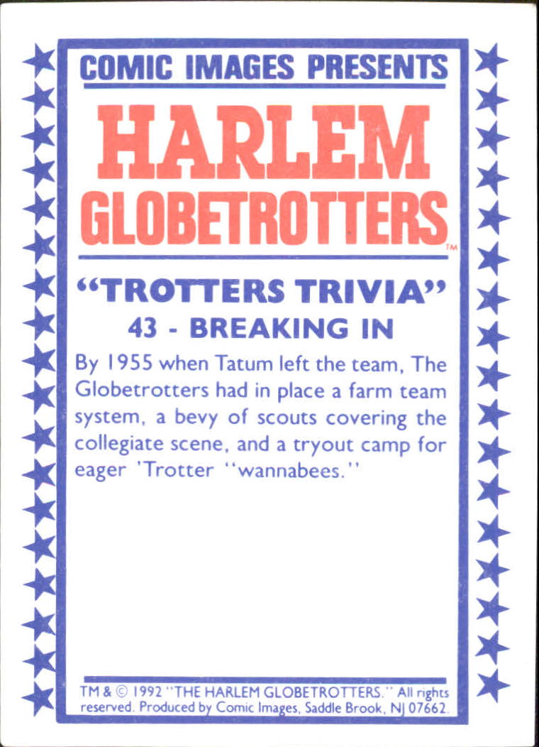 A4051- 1992 Globetrotters Basketball Card #s 1-90 -You Pick- 15+ FREE US SHIP - Bild 87 von 181