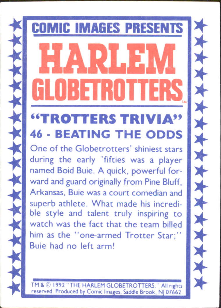 A4051- 1992 Globetrotters Basketball Card #s 1-90 -You Pick- 15+ FREE US SHIP - Bild 93 von 181