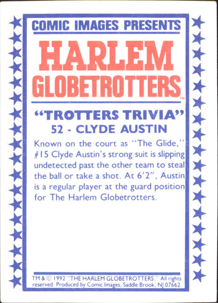 A4051- 1992 Globetrotters Basketball Card #s 1-90 -You Pick- 15+ FREE US SHIP - Bild 105 von 181