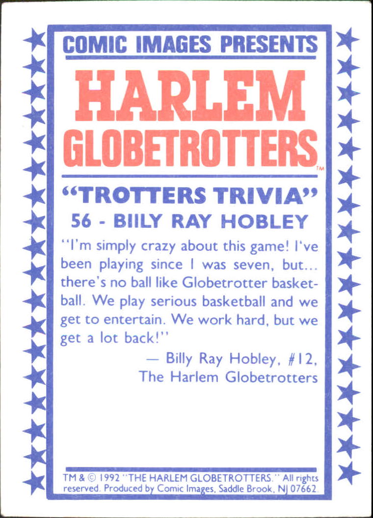 A4051- 1992 Globetrotters Basketball Card #s 1-90 -You Pick- 15+ FREE US SHIP - Bild 113 von 181