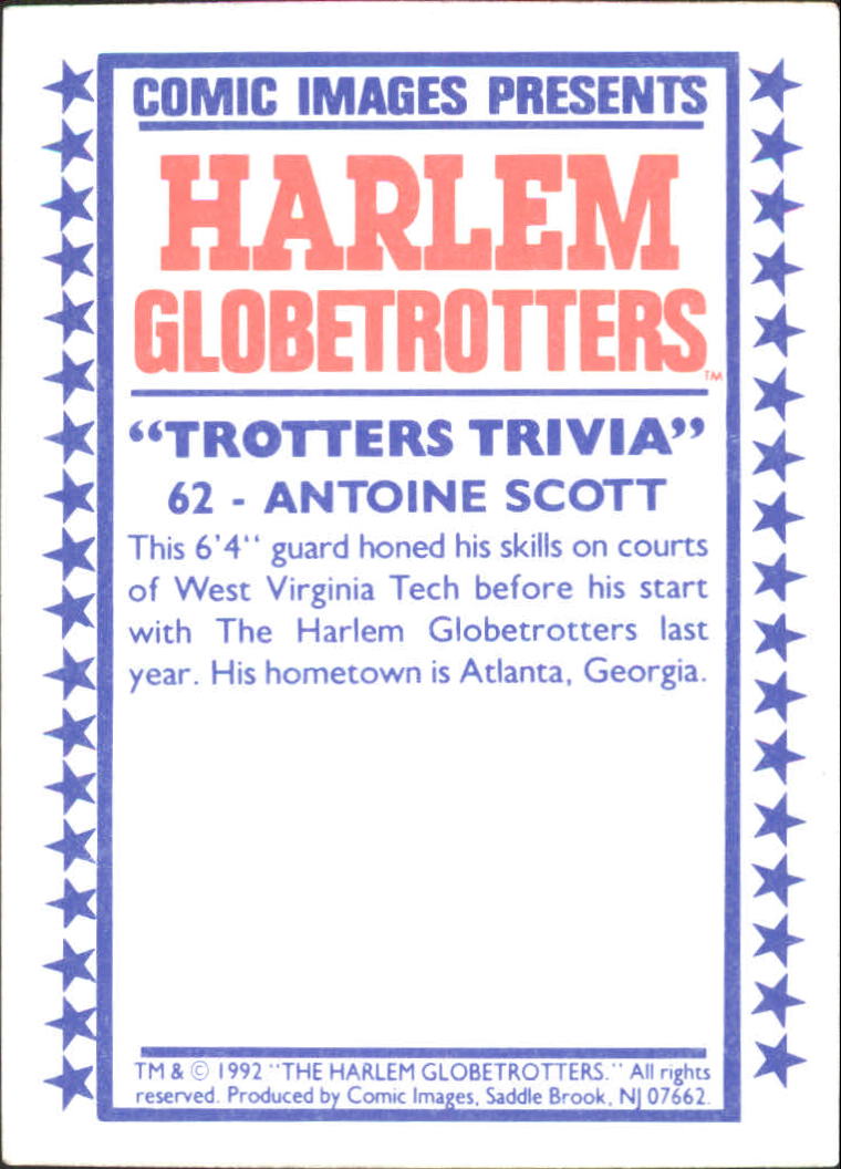 A4051- 1992 Globetrotters Basketball Card #s 1-90 -You Pick- 15+ FREE US SHIP - Bild 125 von 181
