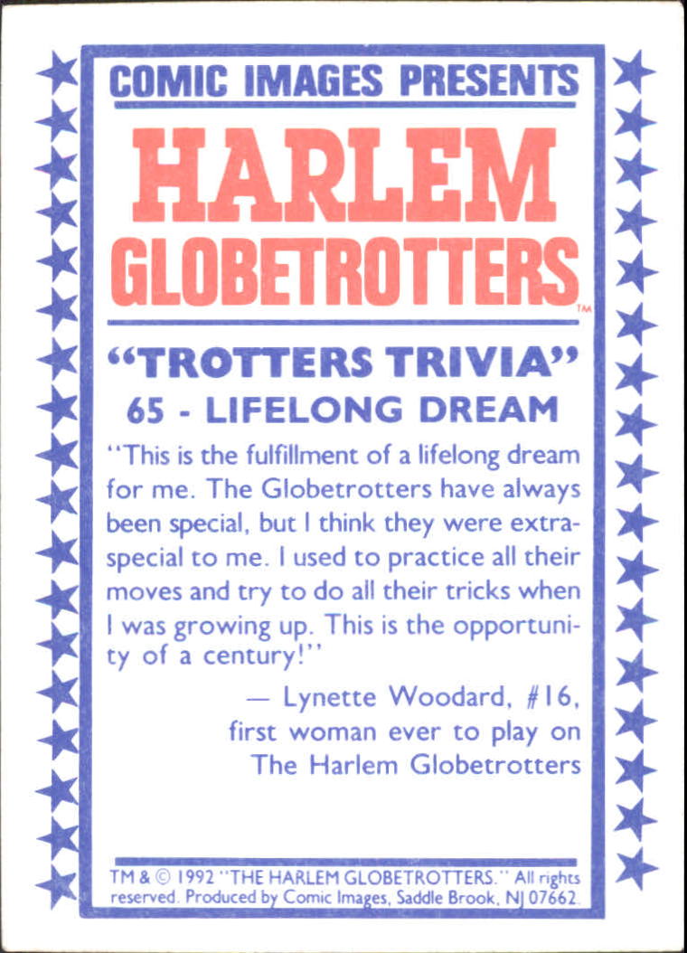 Sports Card Back