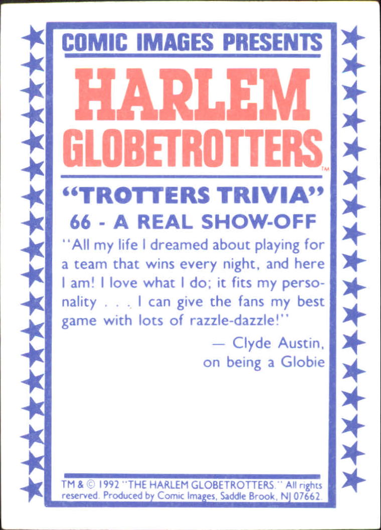A4051- 1992 Globetrotters Basketball Card #s 1-90 -You Pick- 15+ FREE US SHIP - Bild 133 von 181