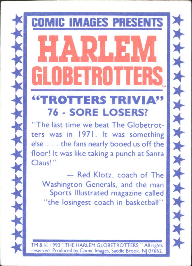 A4051- 1992 Globetrotters Basketball Card #s 1-90 -You Pick- 15+ FREE US SHIP - Bild 153 von 181
