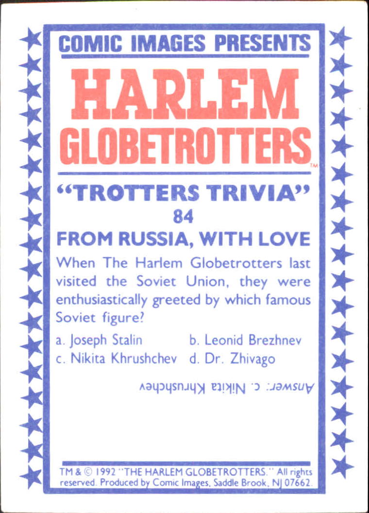 A4051- 1992 Globetrotters Basketball Card #s 1-90 -You Pick- 15+ FREE US SHIP - Bild 169 von 181