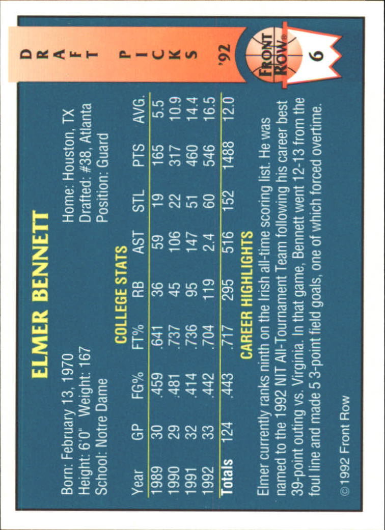 Sports Card Back