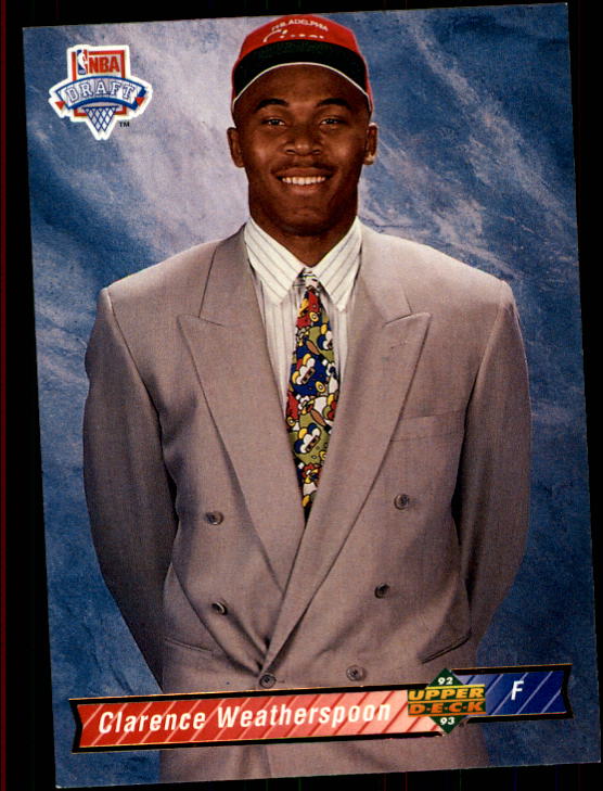 1992-93 Upper Deck #5 Clarence Weatherspoon RC