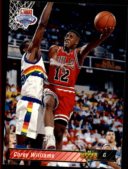 1992-93 Upper Deck #18 Corey Williams RC