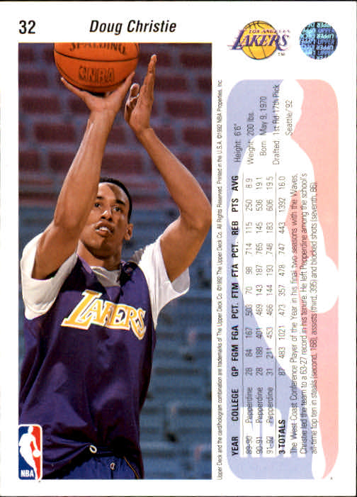 A2518- 1992-93 Upper Deck Basketball Card #s 1-244 -You Pick- 15+ FREE US SHIP - Picture 474 of 492