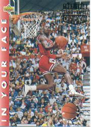 1992-93 Upper Deck #453B Michael Jordan/FACE COR (Slam Dunk Champ/in 1987 and 1988)