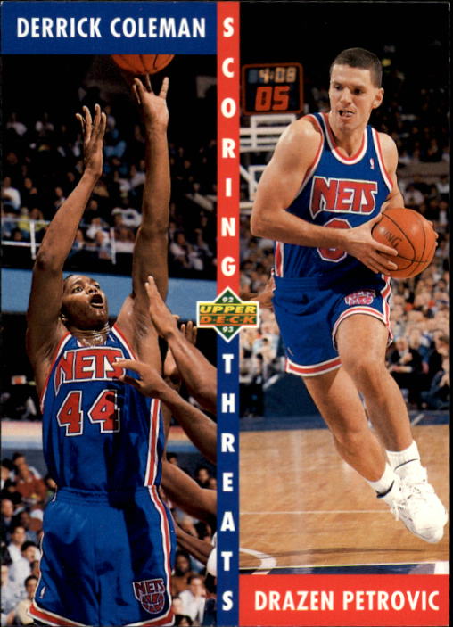  1992-93 Upper Deck McDonald's Basketball #P27 Drazen Petrovic  New Jersey Nets Official McDonalds UD NBA Trading Card : Collectibles &  Fine Art