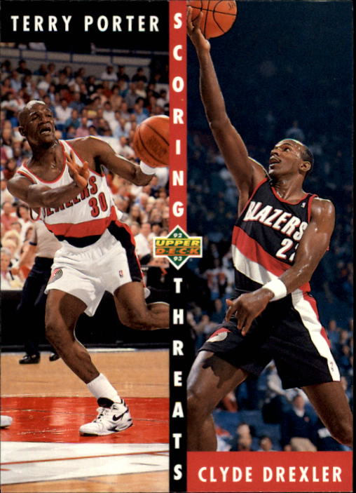  1992-93 Upper Deck Basketball #445 Terry Porter Portland Trail  Blazers AS : Collectibles & Fine Art