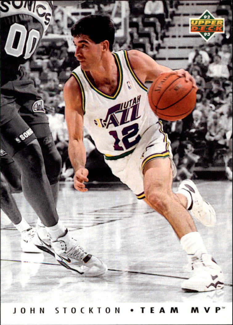 1992-93 Upper Deck Team MVPs #TM27 John Stockton
