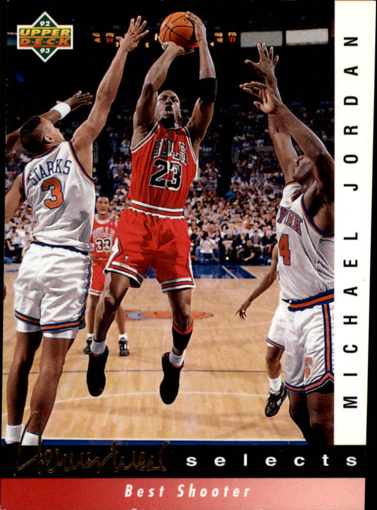 1992-93 Upper Deck Jerry West Selects #JW1 Michael Jordan/Best Shooter