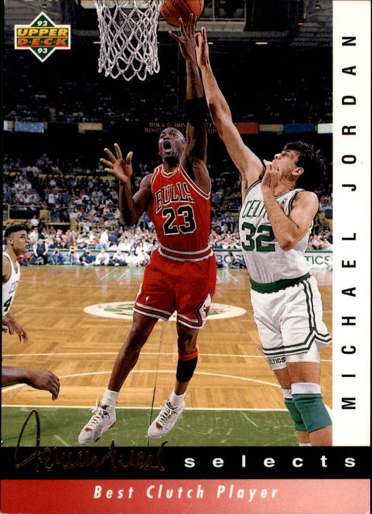 1992-93 Upper Deck Jerry West Selects #JW9 Michael Jordan/Best Clutch Player