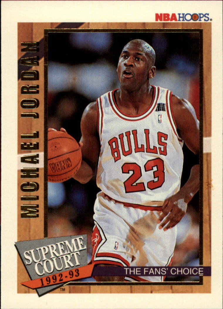 1992-93 Hoops Supreme Court #SC1 Michael Jordan