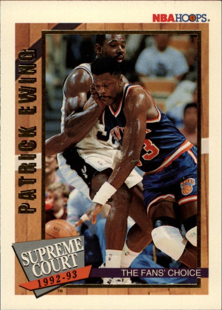 1992-93 Hoops Supreme Court #SC4 Patrick Ewing