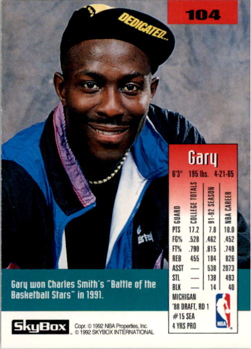 A6568- 1992-93 Skybox Basketball Card #s 1-250 -You Pick- 10+ FREE US SHIP - Picture 209 of 493