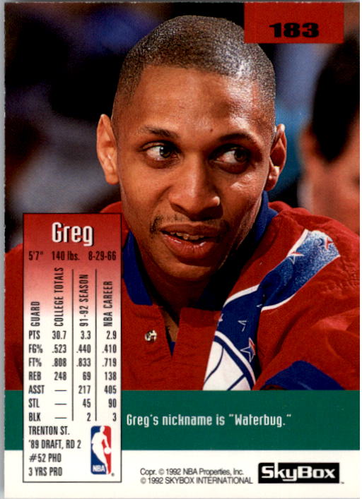 A6568- 1992-93 Skybox Basketball Card #s 1-250 -You Pick- 10+ FREE US SHIP - Picture 367 of 493