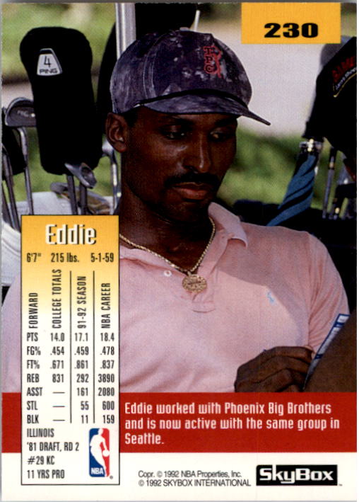 A6568- 1992-93 Skybox Basketball Card #s 1-250 -You Pick- 10+ FREE US SHIP - Picture 453 of 493