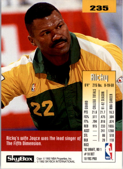 A6568- 1992-93 Skybox Basketball Card #s 1-250 -You Pick- 10+ FREE US SHIP - Picture 463 of 493