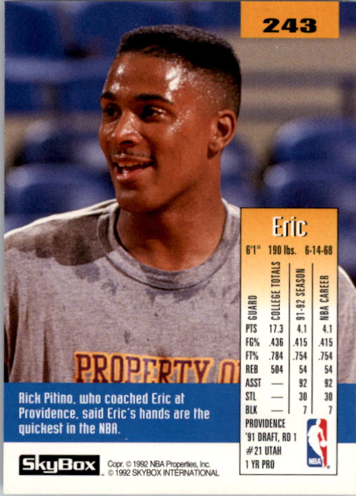 A6568- 1992-93 Skybox Basketball Card #s 1-250 -You Pick- 10+ FREE US SHIP - Picture 479 of 493