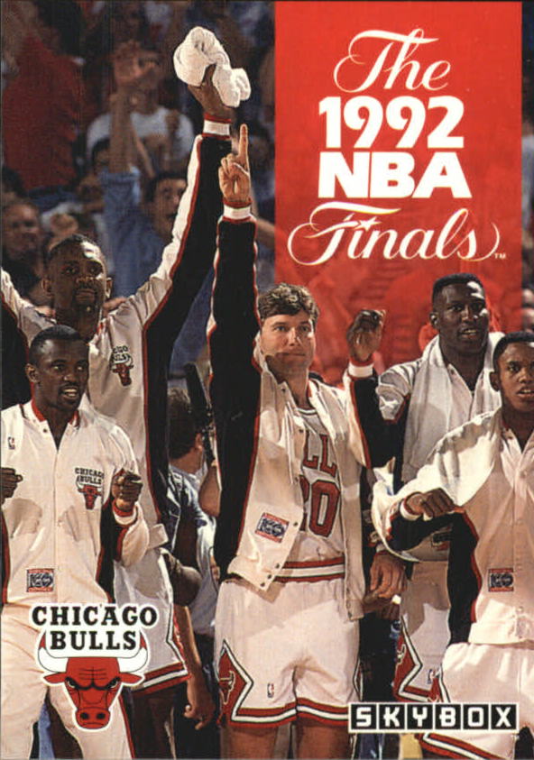 1992-93 SkyBox #318 NBA Champs/Michael Jordan
