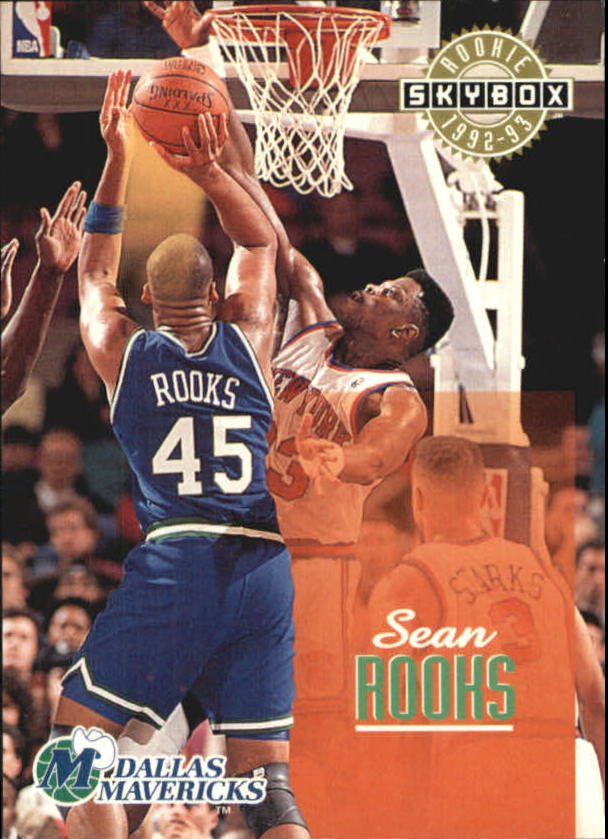 1992-93 SkyBox #329 Sean Rooks SP RC