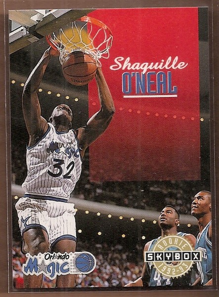 1992-93 SkyBox #382 Shaquille O'Neal SP RC