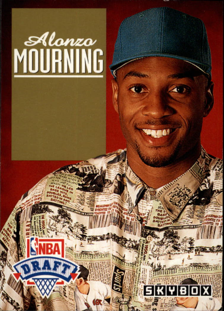 1992-93 SkyBox Draft Picks #DP2 Alonzo Mourning - NM-MT