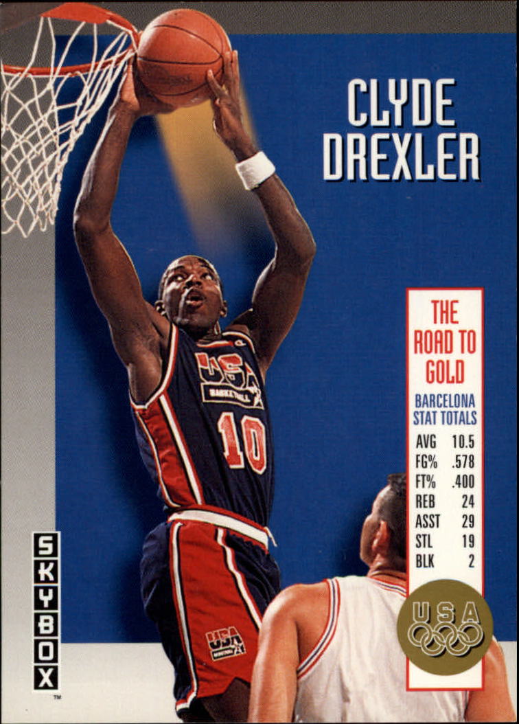 1992-93 SkyBox Olympic Team #USA1 Clyde Drexler