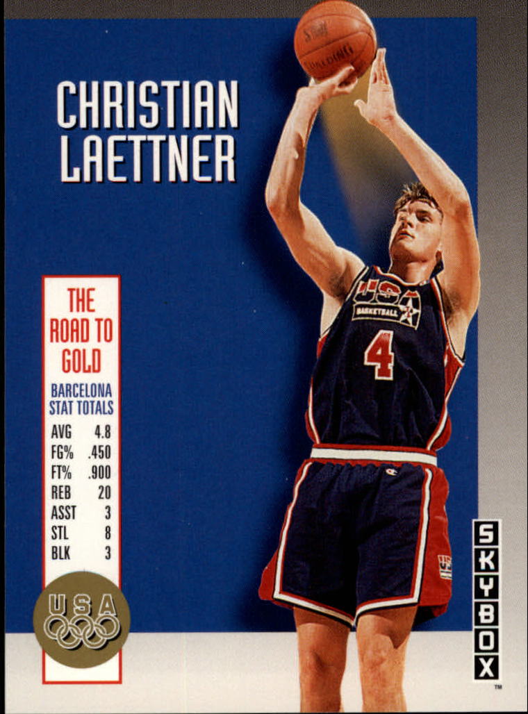 1992-93 SkyBox Olympic Team #USA9 Christian Laettner