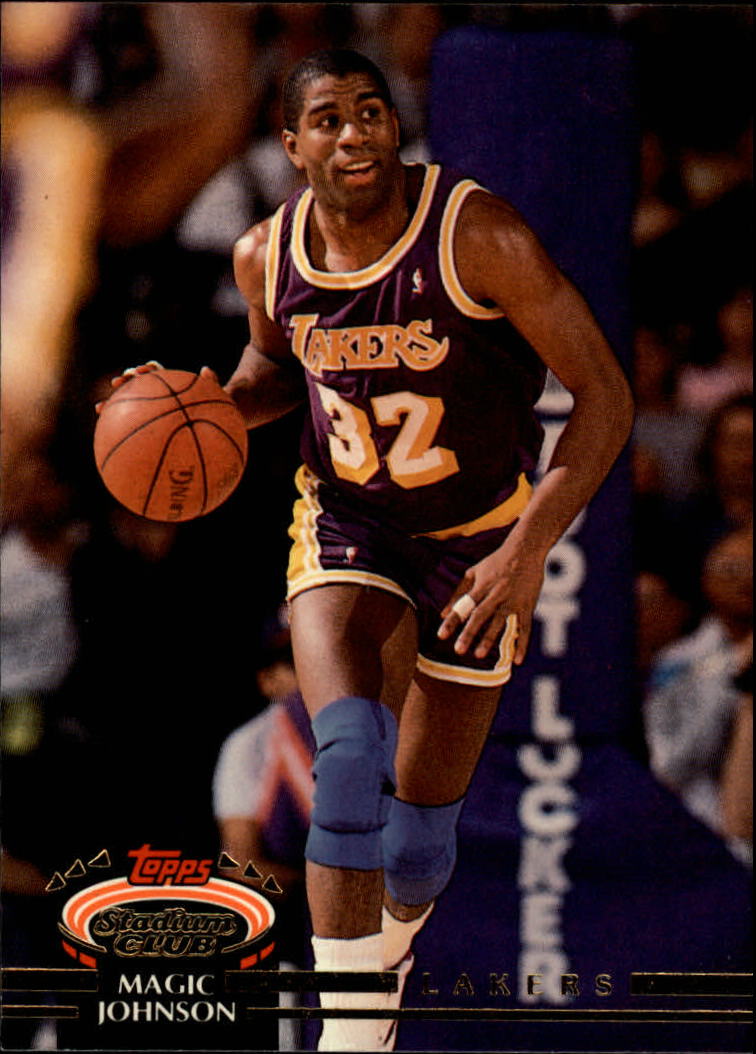 1992-93 Topps Stadium Club Magic Johnson #32 Lakers