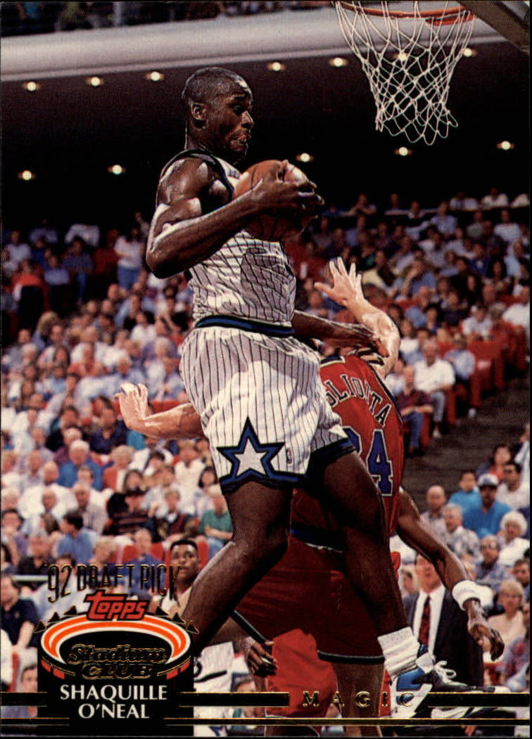 Shaquille O’Neal Rookie Card. Skybox 1992-1993. Card number 382.