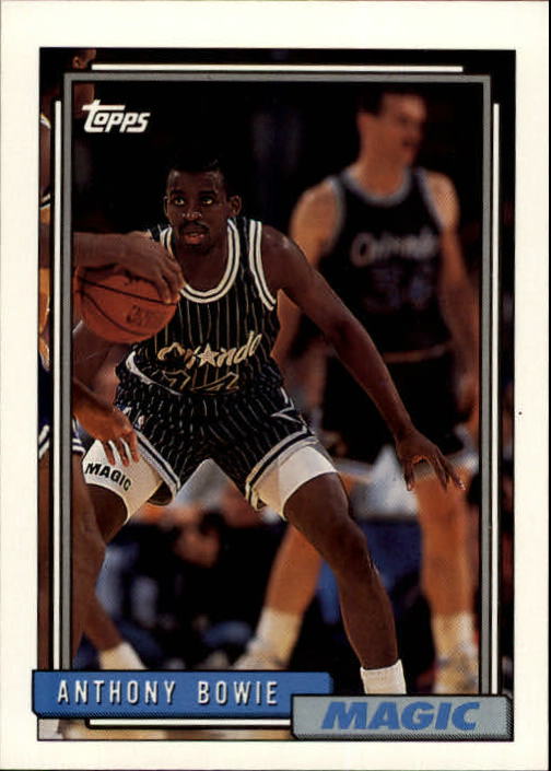 1992-93 Topps #15 Anthony Bowie