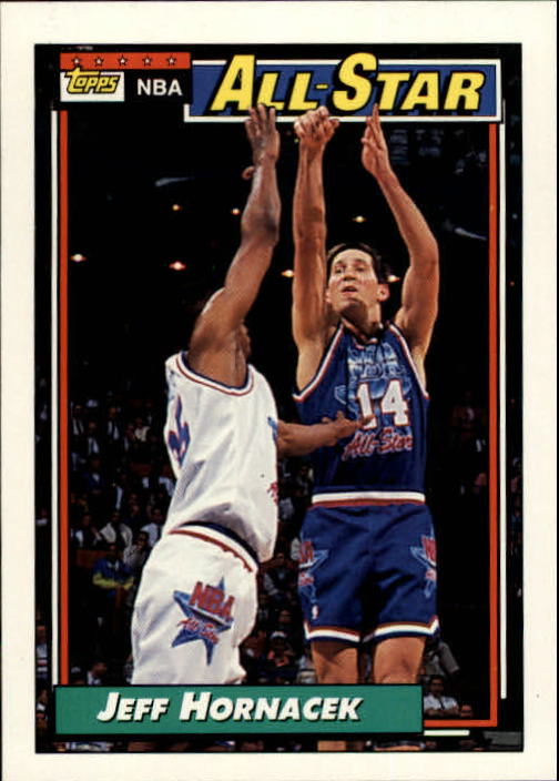 1992-93 Topps #112 Jeff Hornacek AS UER/(5 or 7 shots should be 5 of 7 shots)